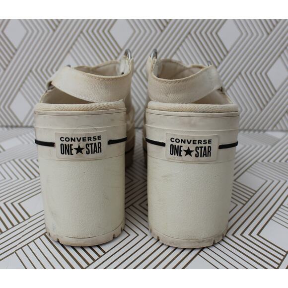 CONVERSE Womens Chuck 70 De Luxe Heel Sandal Platform Size 8 Pre-Owned - Picture 8 of 12